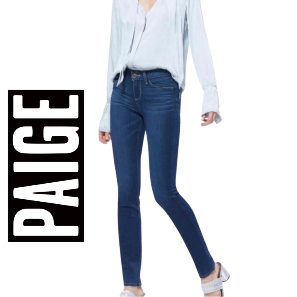 Paige Verdugo Skyline Mid-Rise Ankle Skinny Jeans